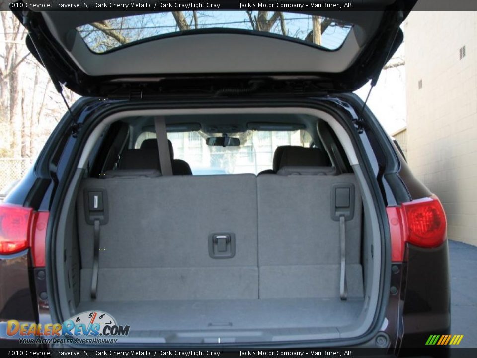 2010 Chevrolet Traverse LS Dark Cherry Metallic / Dark Gray/Light Gray Photo #7