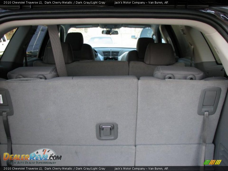 2010 Chevrolet Traverse LS Dark Cherry Metallic / Dark Gray/Light Gray Photo #8