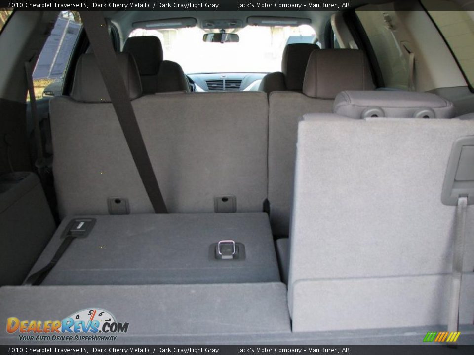 2010 Chevrolet Traverse LS Dark Cherry Metallic / Dark Gray/Light Gray Photo #9