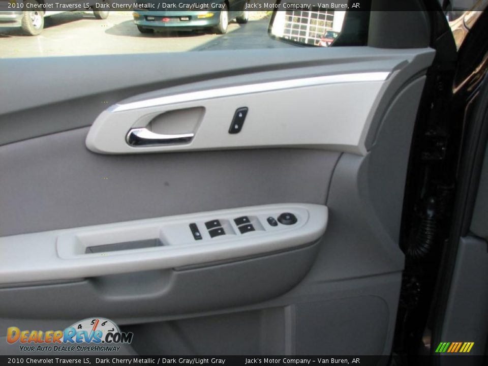 2010 Chevrolet Traverse LS Dark Cherry Metallic / Dark Gray/Light Gray Photo #13