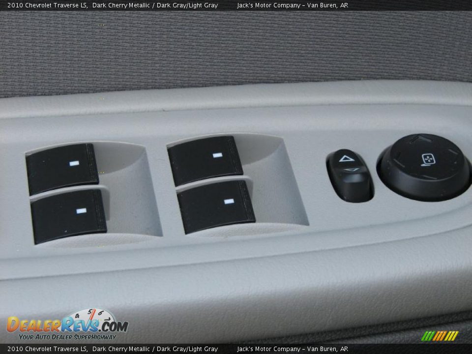 2010 Chevrolet Traverse LS Dark Cherry Metallic / Dark Gray/Light Gray Photo #19