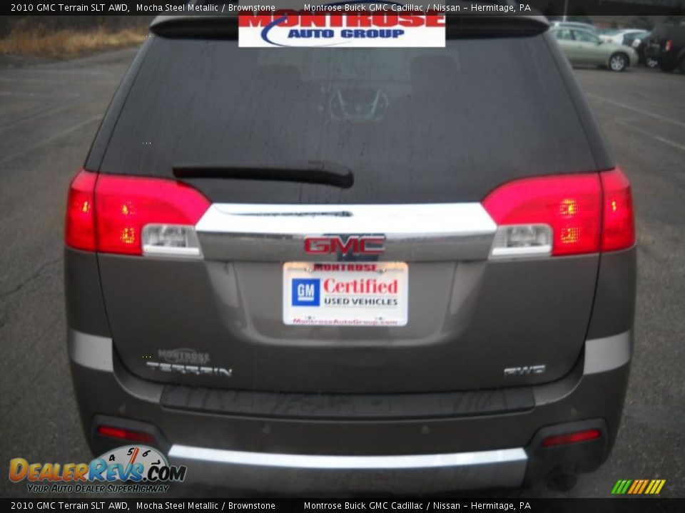 2010 GMC Terrain SLT AWD Mocha Steel Metallic / Brownstone Photo #4