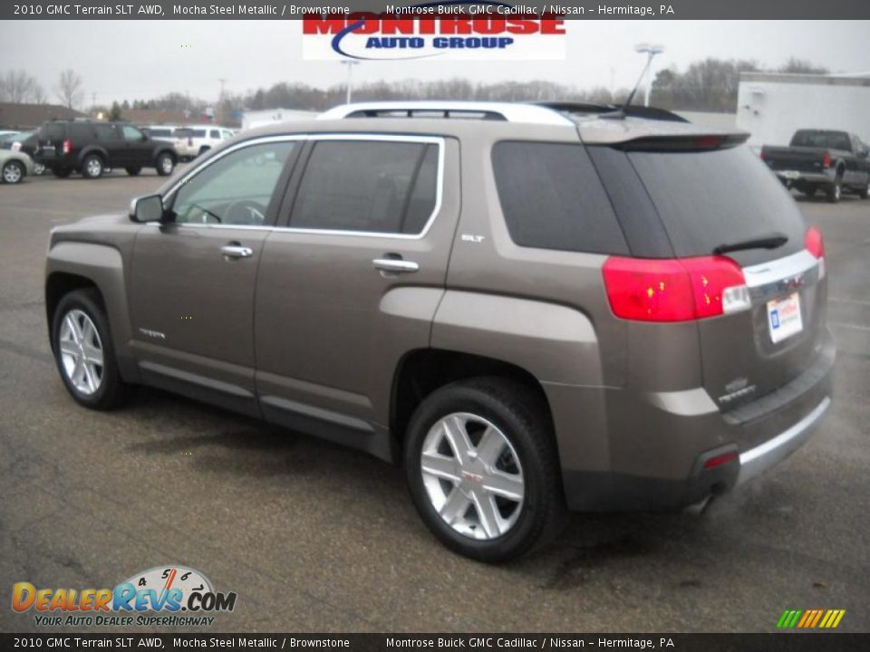 2010 GMC Terrain SLT AWD Mocha Steel Metallic / Brownstone Photo #6