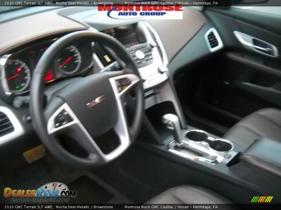 2010 GMC Terrain SLT AWD Mocha Steel Metallic / Brownstone Photo #9