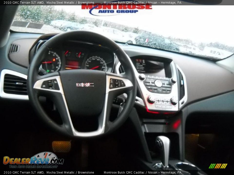 2010 GMC Terrain SLT AWD Mocha Steel Metallic / Brownstone Photo #13