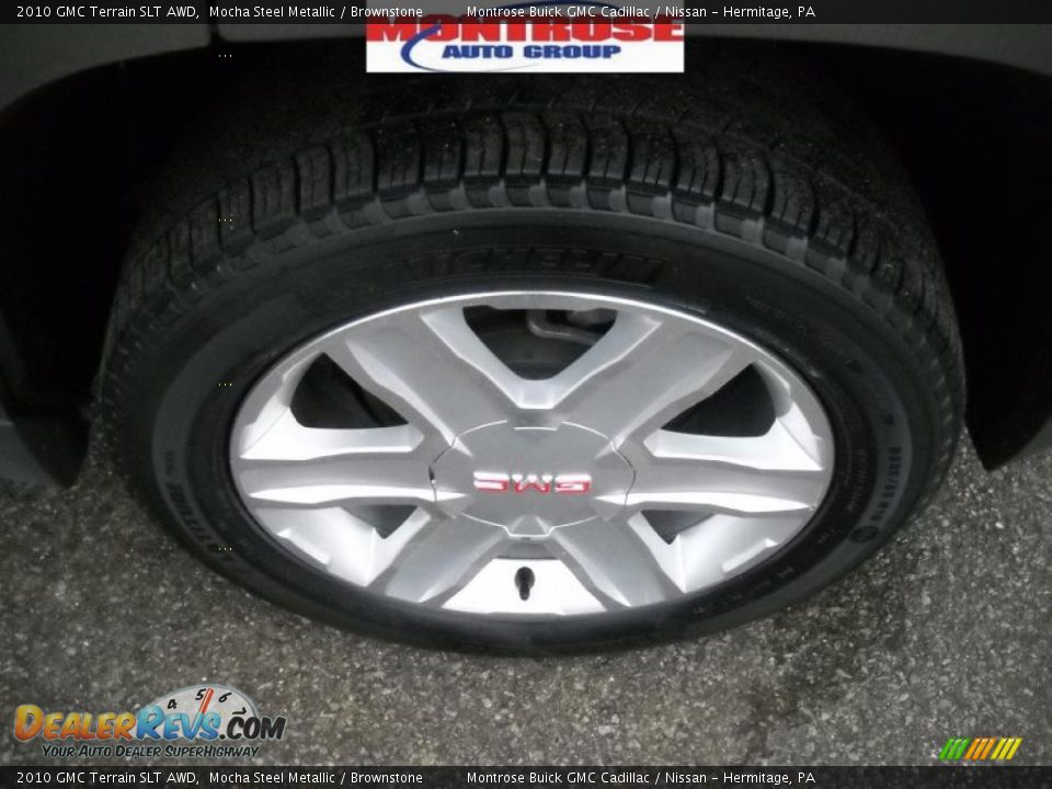 2010 GMC Terrain SLT AWD Mocha Steel Metallic / Brownstone Photo #15