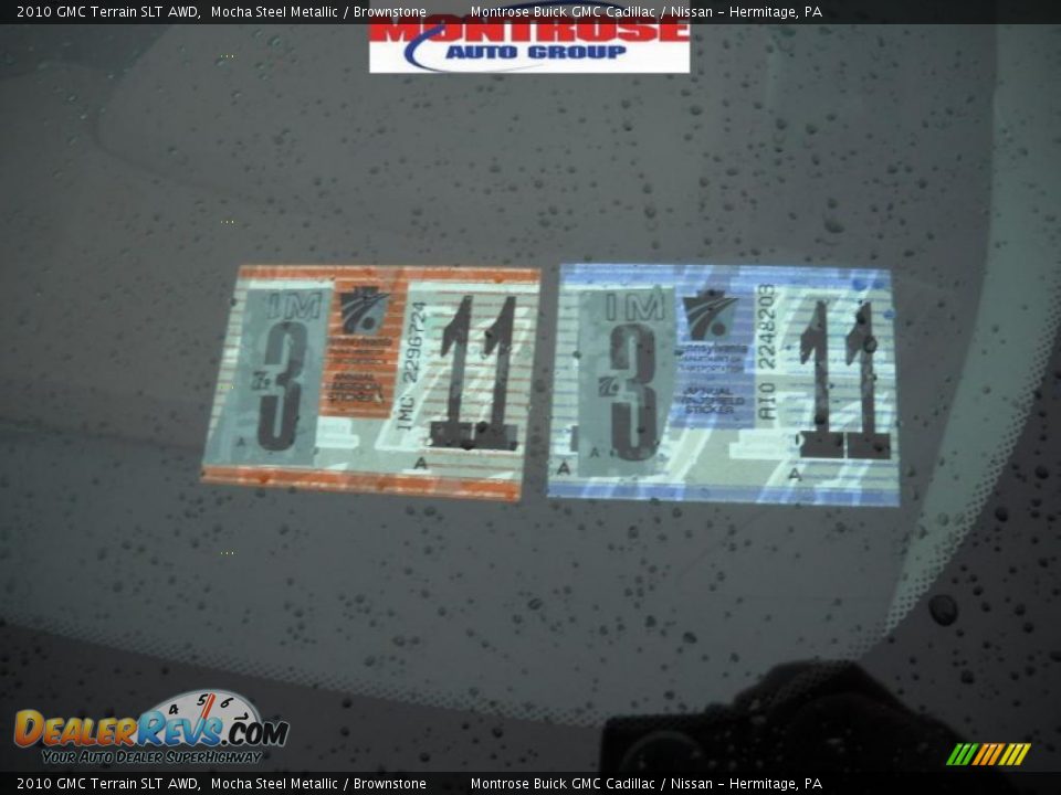 2010 GMC Terrain SLT AWD Mocha Steel Metallic / Brownstone Photo #17
