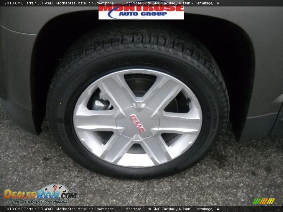 2010 GMC Terrain SLT AWD Mocha Steel Metallic / Brownstone Photo #19
