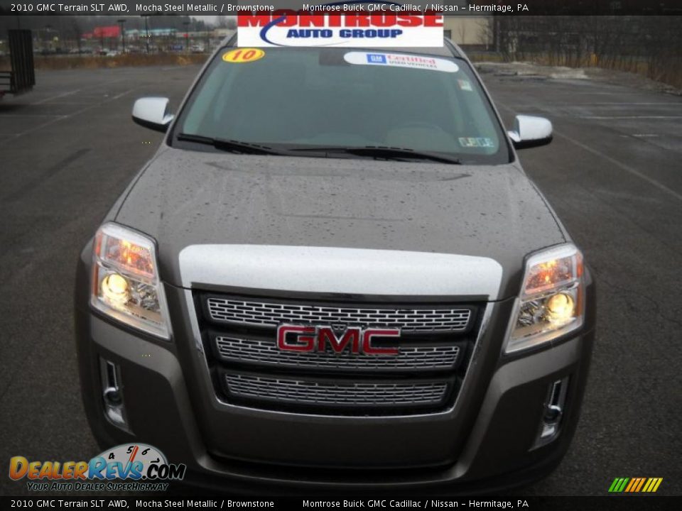 2010 GMC Terrain SLT AWD Mocha Steel Metallic / Brownstone Photo #22