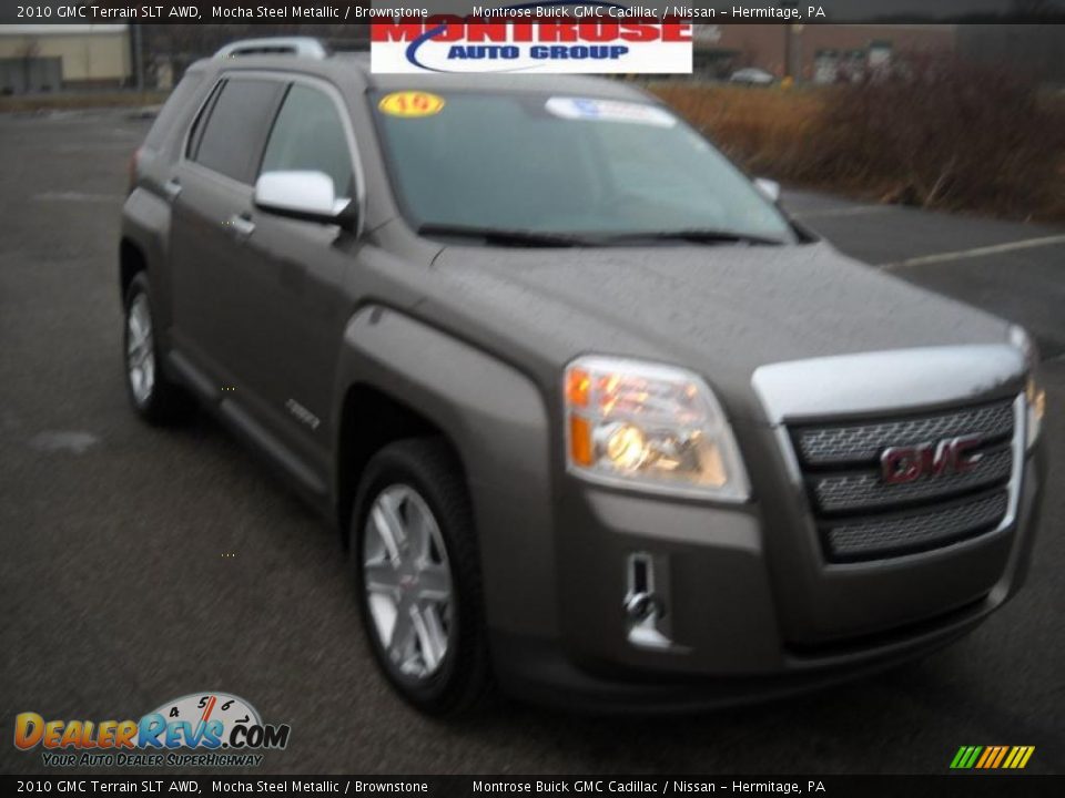 2010 GMC Terrain SLT AWD Mocha Steel Metallic / Brownstone Photo #23