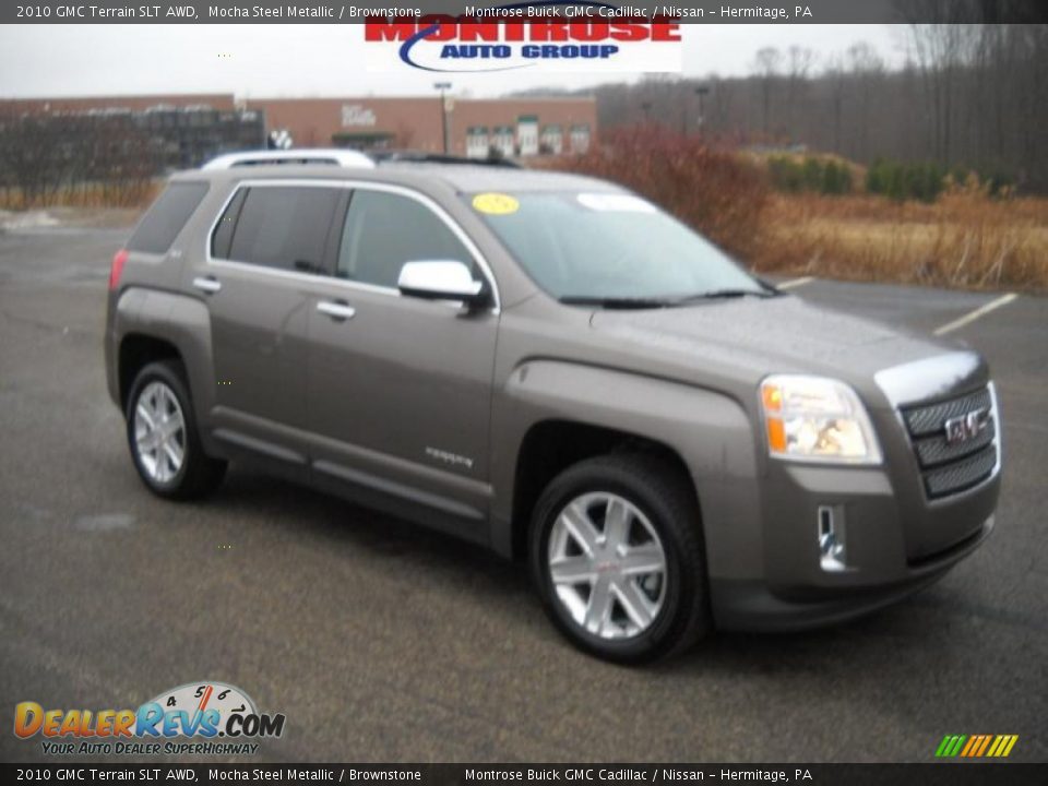 2010 GMC Terrain SLT AWD Mocha Steel Metallic / Brownstone Photo #24