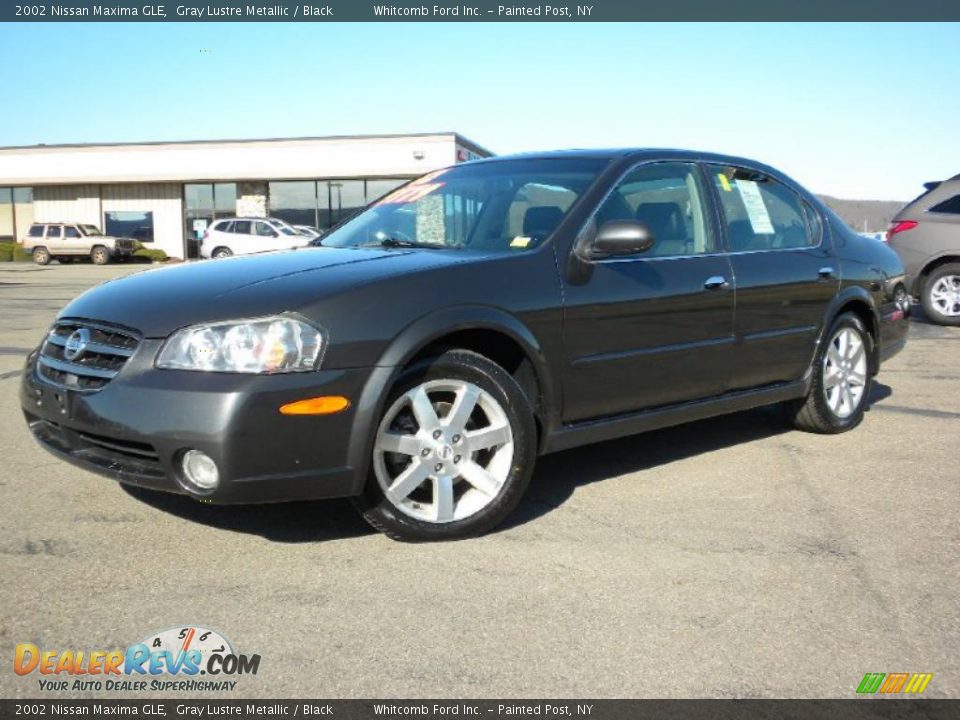 2002 Nissan Maxima GLE Gray Lustre Metallic / Black Photo #1