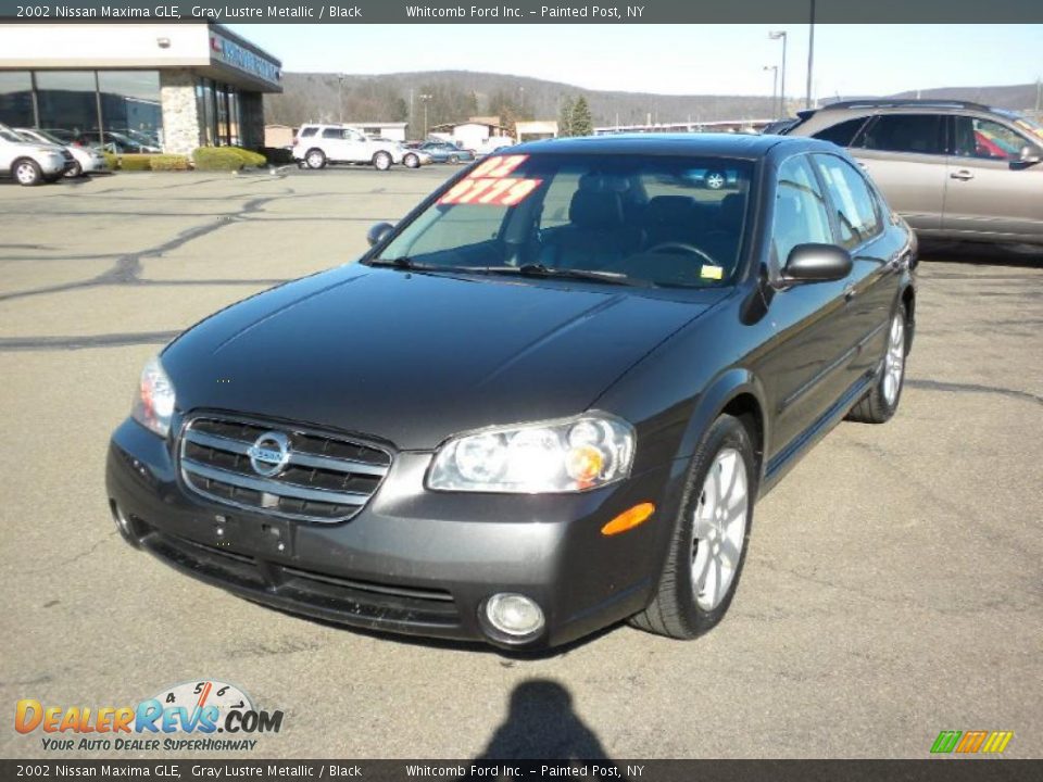 2002 Nissan Maxima GLE Gray Lustre Metallic / Black Photo #3