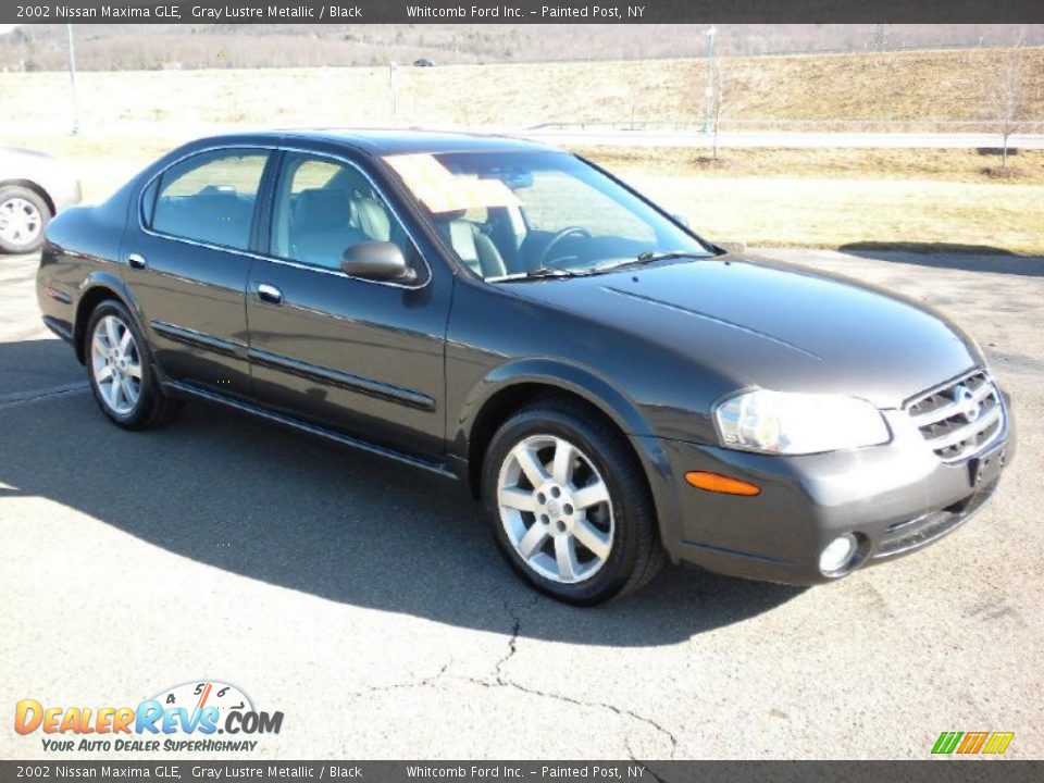 2002 Nissan Maxima GLE Gray Lustre Metallic / Black Photo #5