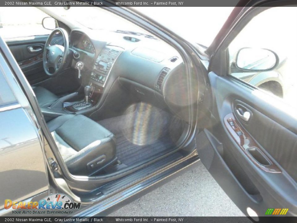 2002 Nissan Maxima GLE Gray Lustre Metallic / Black Photo #7