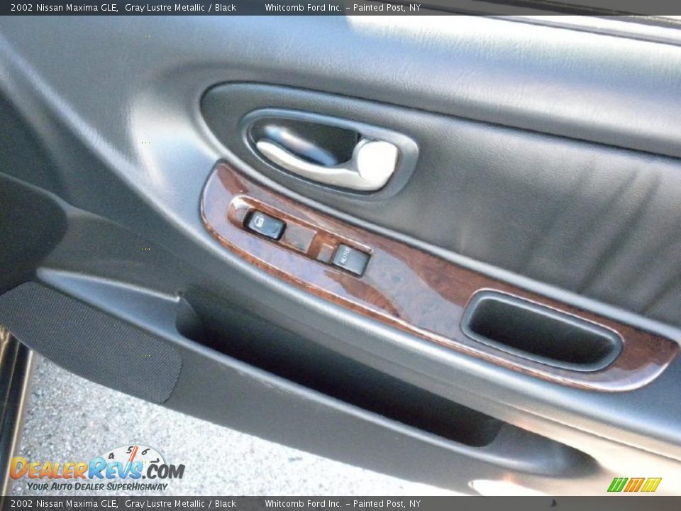 2002 Nissan Maxima GLE Gray Lustre Metallic / Black Photo #9