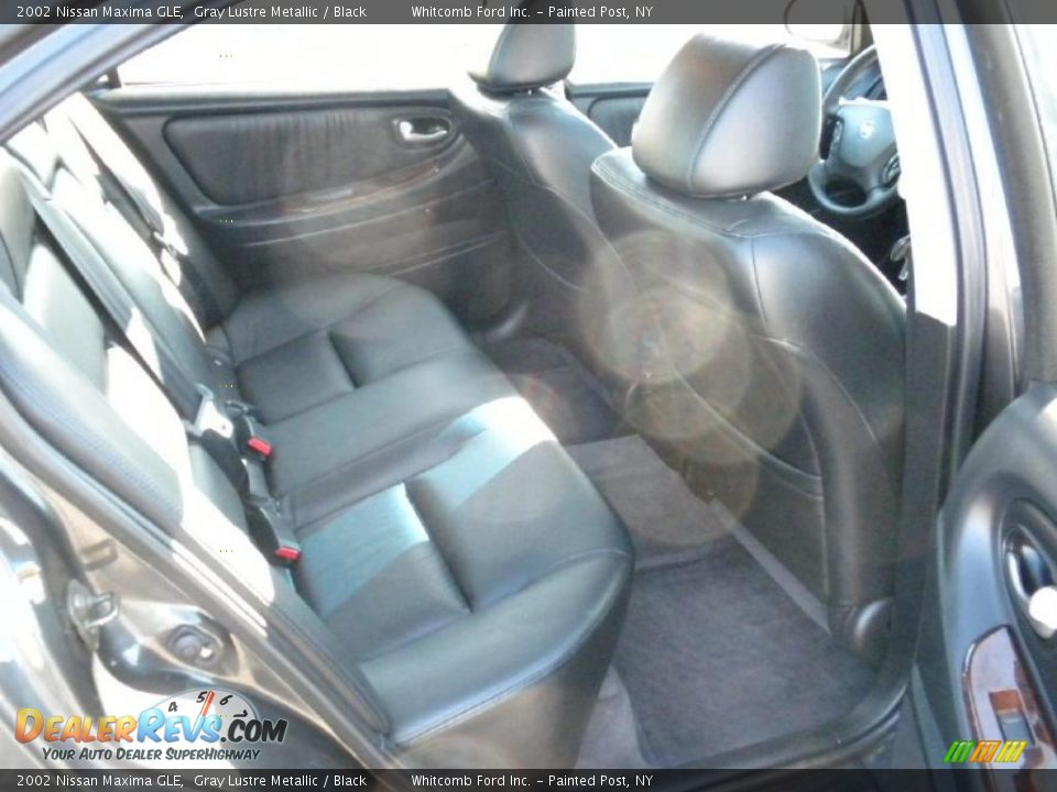 2002 Nissan Maxima GLE Gray Lustre Metallic / Black Photo #12