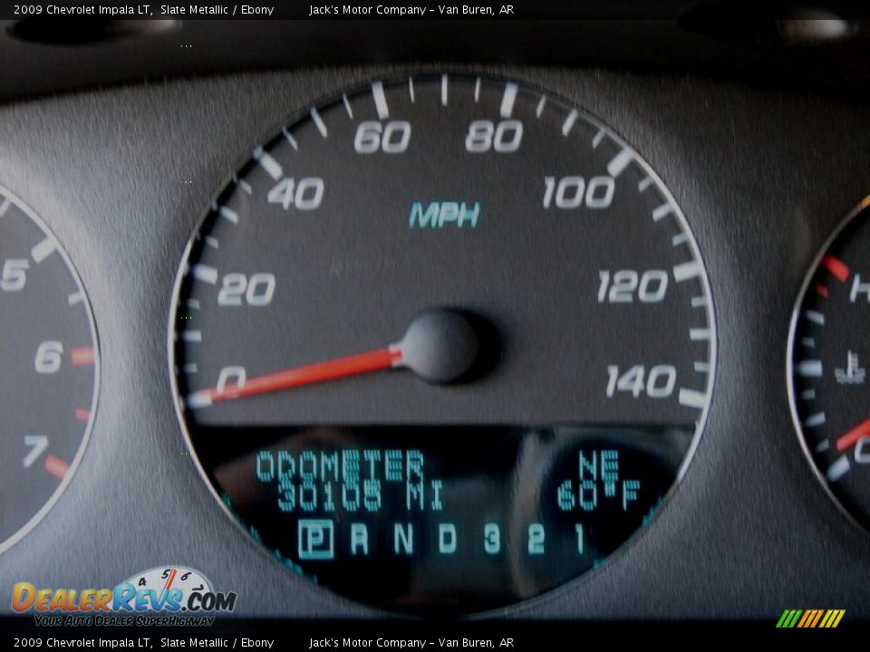 2009 Chevrolet Impala LT Slate Metallic / Ebony Photo #15