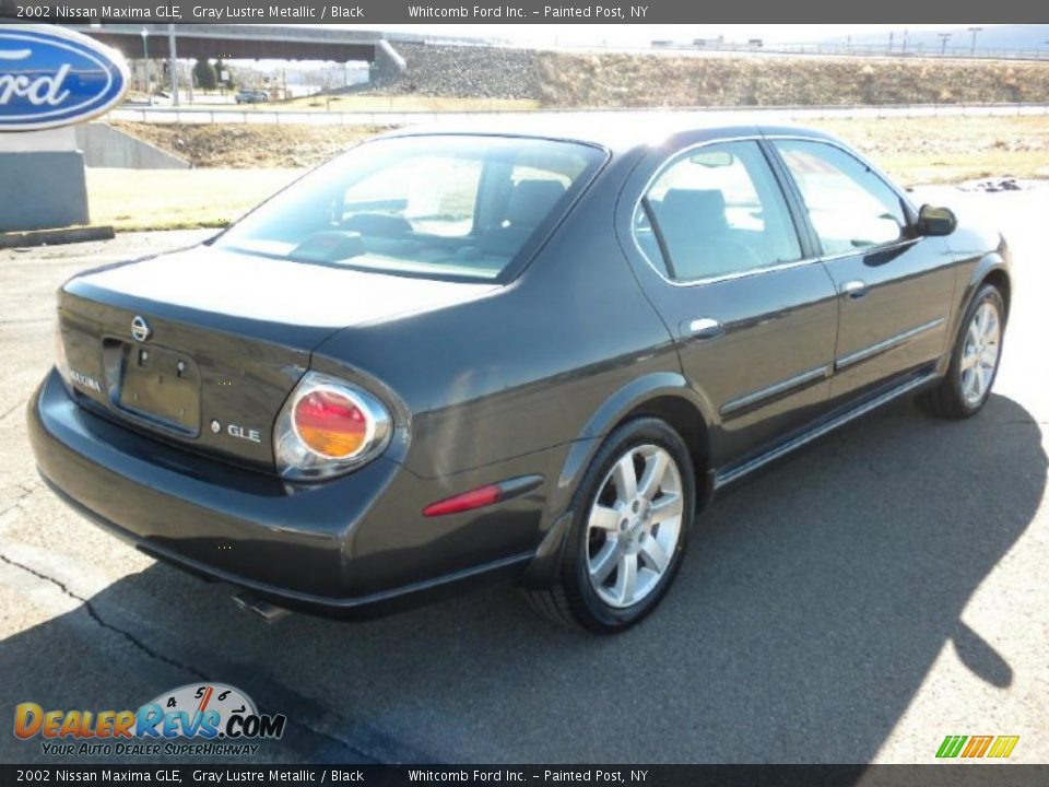 2002 Nissan Maxima GLE Gray Lustre Metallic / Black Photo #13