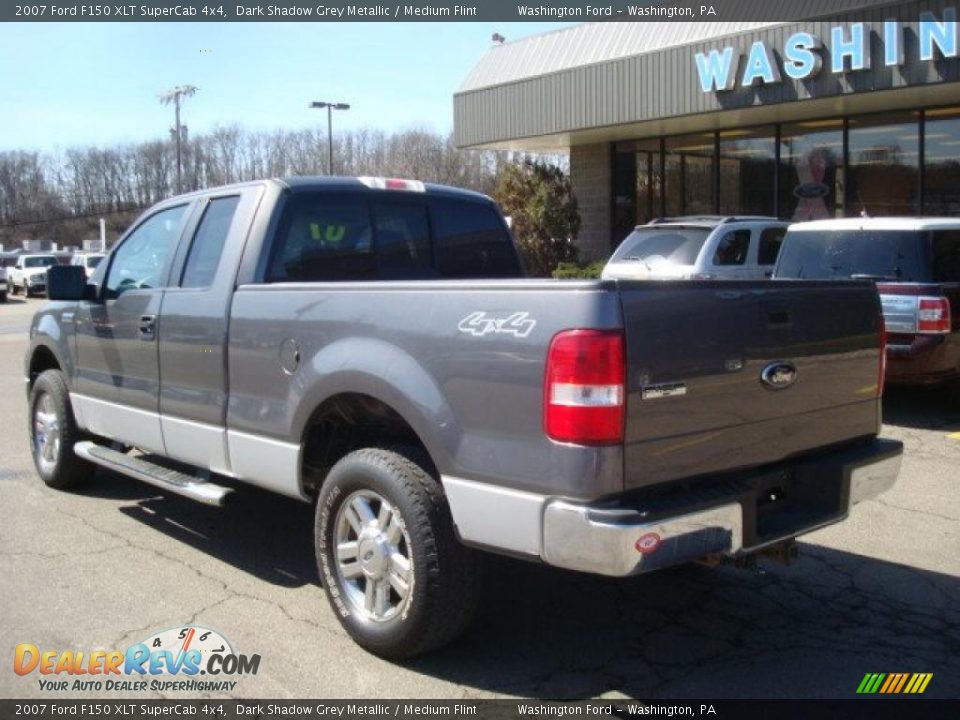 2007 Ford F150 XLT SuperCab 4x4 Dark Shadow Grey Metallic / Medium Flint Photo #2