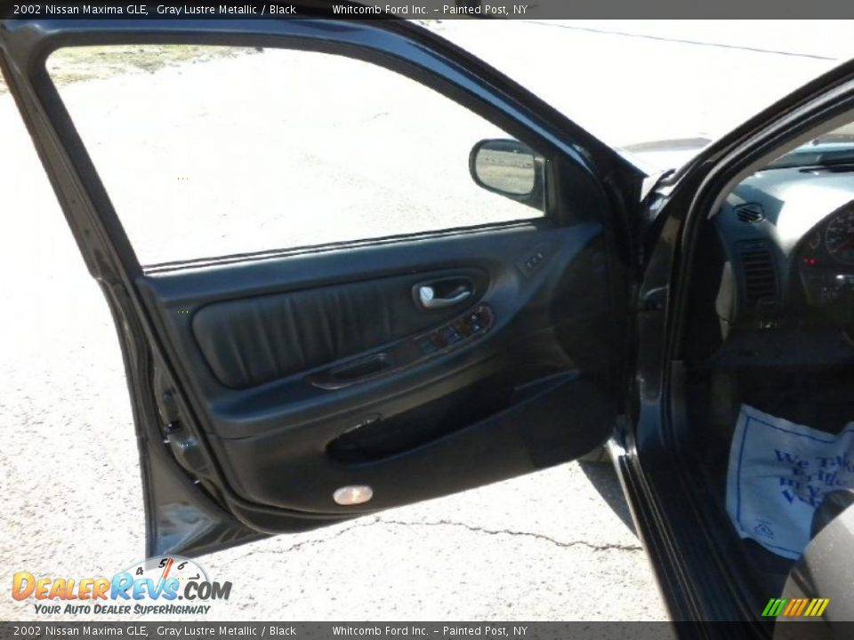 2002 Nissan Maxima GLE Gray Lustre Metallic / Black Photo #16