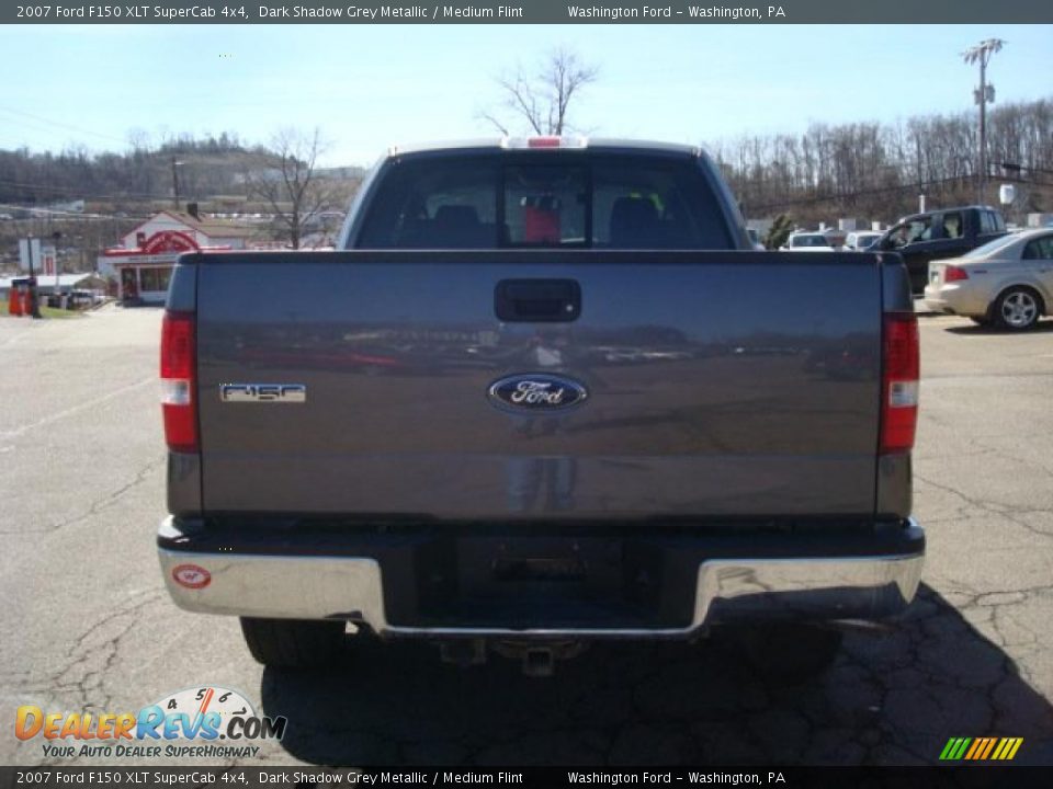 2007 Ford F150 XLT SuperCab 4x4 Dark Shadow Grey Metallic / Medium Flint Photo #3