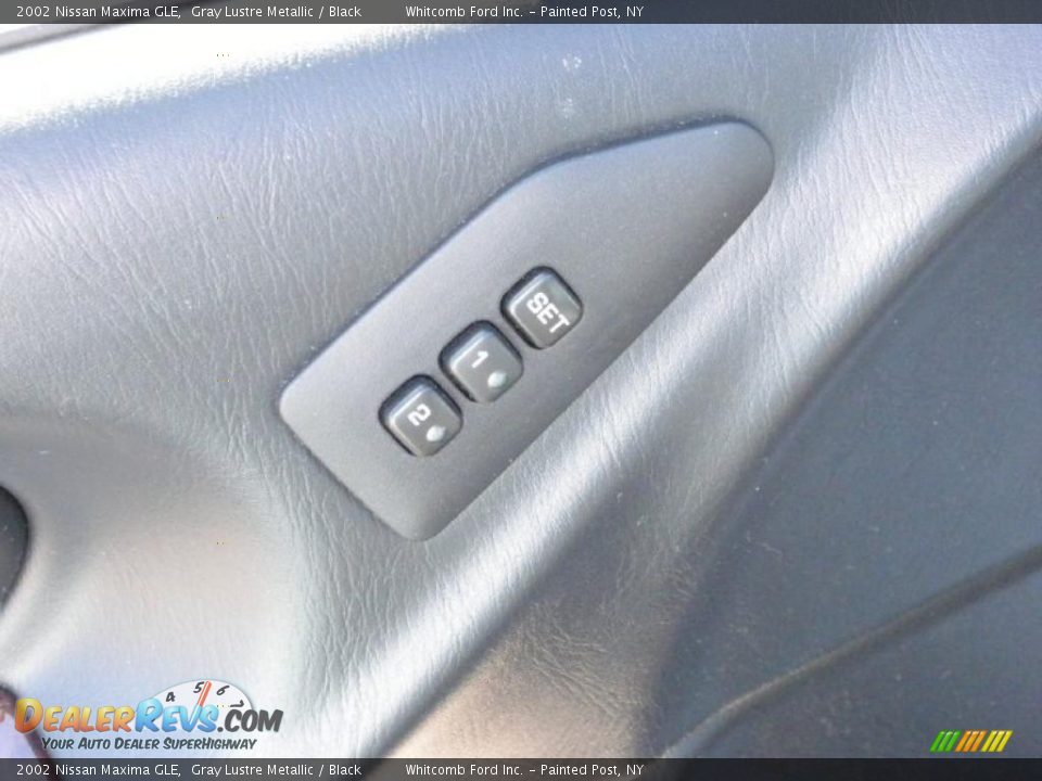 2002 Nissan Maxima GLE Gray Lustre Metallic / Black Photo #18