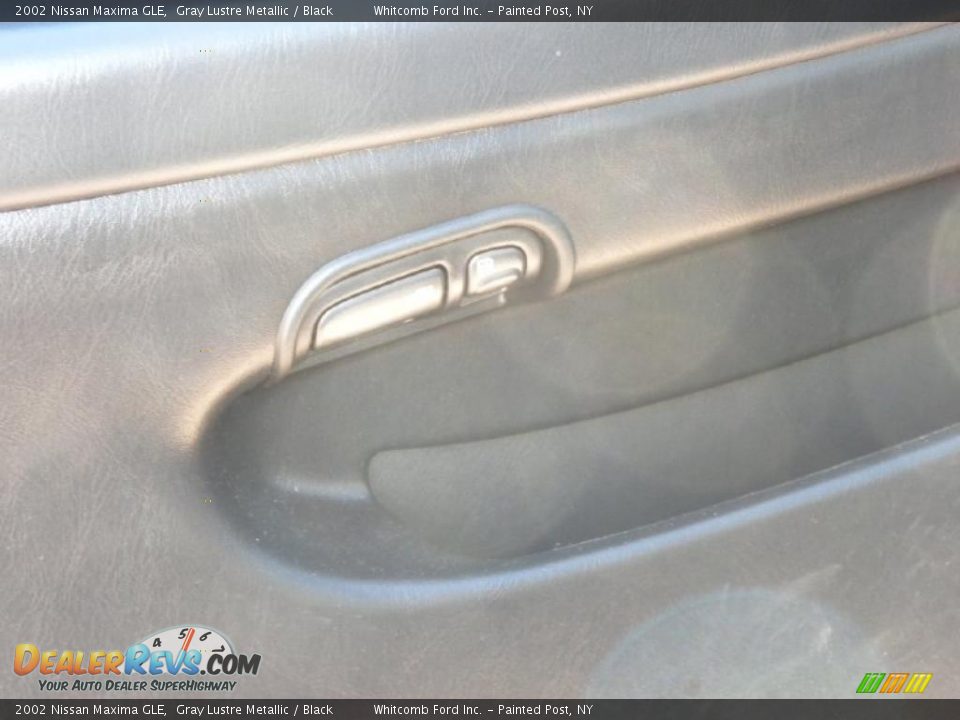 2002 Nissan Maxima GLE Gray Lustre Metallic / Black Photo #19