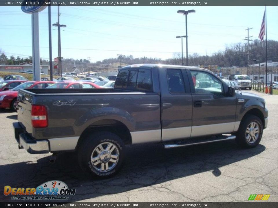 2007 Ford F150 XLT SuperCab 4x4 Dark Shadow Grey Metallic / Medium Flint Photo #5