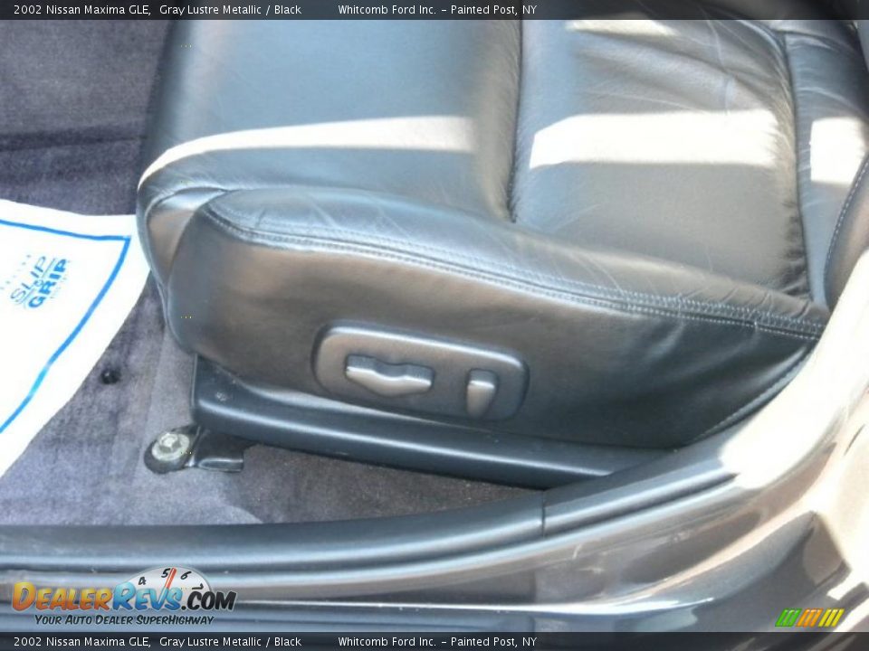 2002 Nissan Maxima GLE Gray Lustre Metallic / Black Photo #21