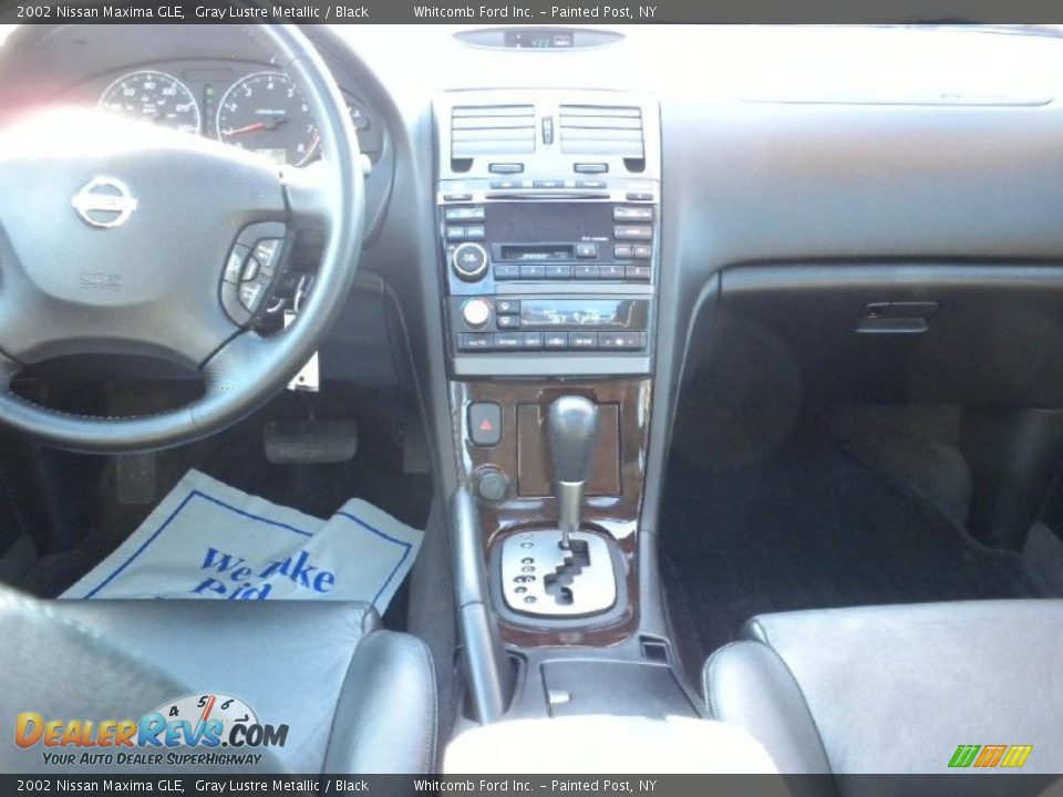 2002 Nissan Maxima GLE Gray Lustre Metallic / Black Photo #23