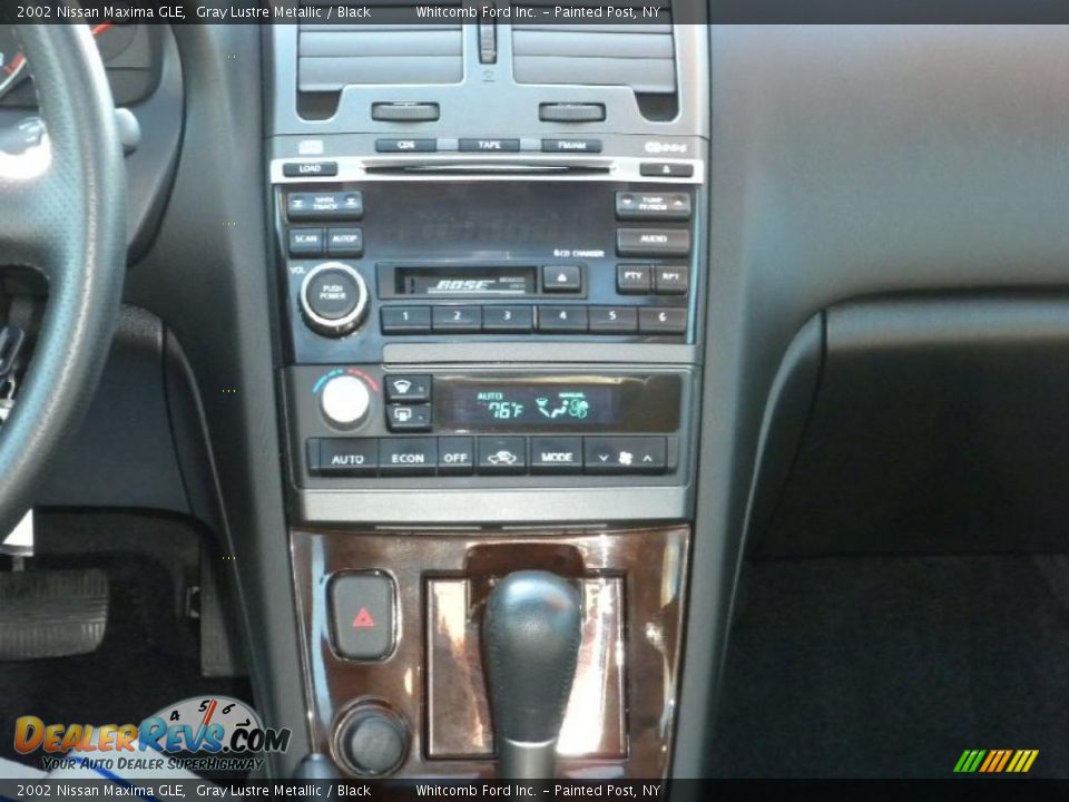 2002 Nissan Maxima GLE Gray Lustre Metallic / Black Photo #24