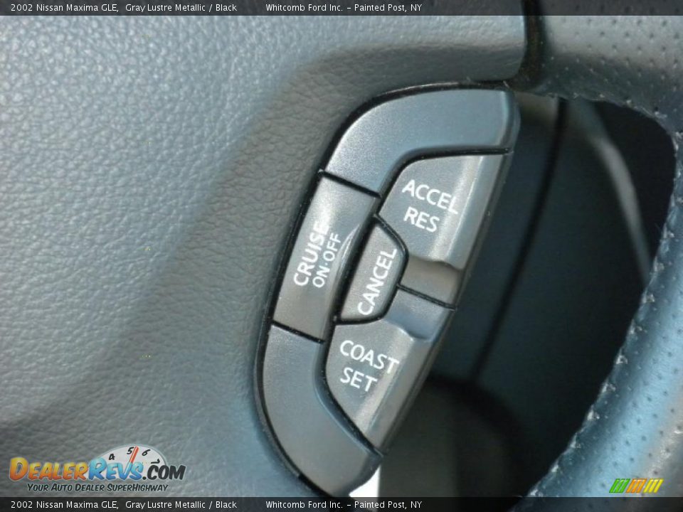 2002 Nissan Maxima GLE Gray Lustre Metallic / Black Photo #25