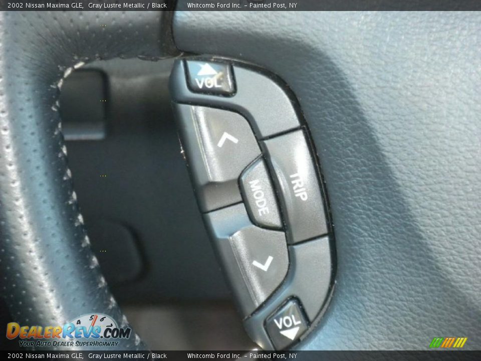 2002 Nissan Maxima GLE Gray Lustre Metallic / Black Photo #26