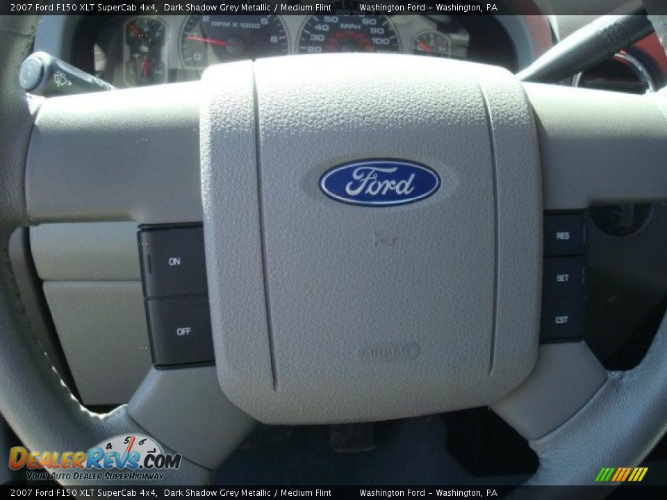 2007 Ford F150 XLT SuperCab 4x4 Dark Shadow Grey Metallic / Medium Flint Photo #15