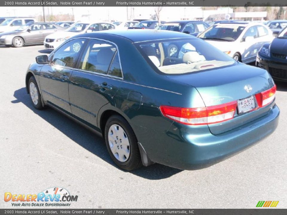 2003 Honda Accord LX Sedan Noble Green Pearl / Ivory Photo #2