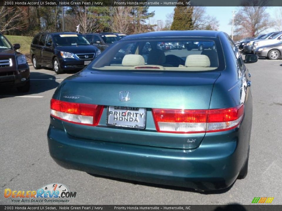 2003 Honda Accord LX Sedan Noble Green Pearl / Ivory Photo #3
