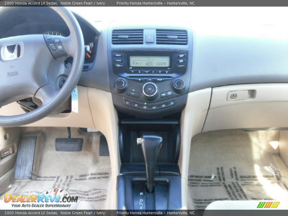 2003 Honda Accord LX Sedan Noble Green Pearl / Ivory Photo #13