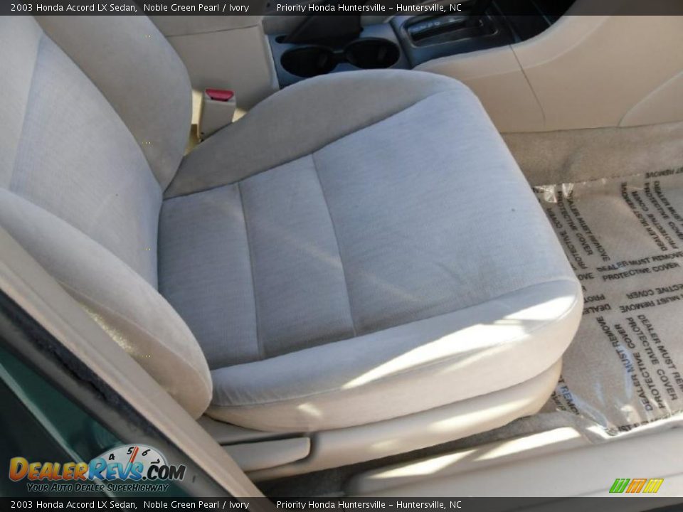 2003 Honda Accord LX Sedan Noble Green Pearl / Ivory Photo #16