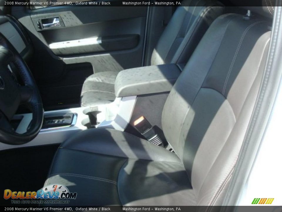 2008 Mercury Mariner V6 Premier 4WD Oxford White / Black Photo #7