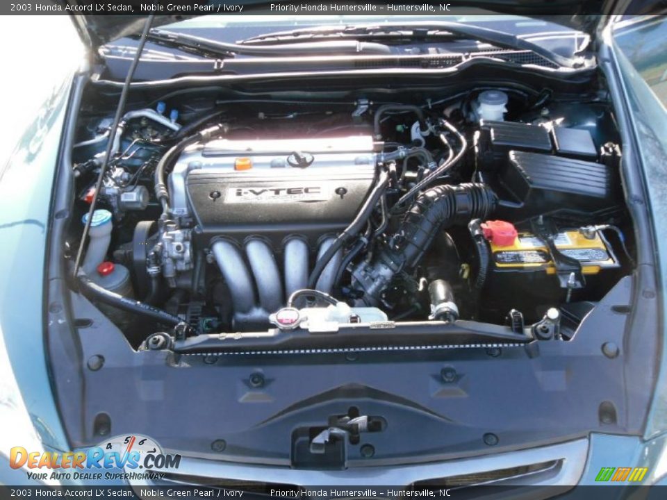2003 Honda Accord LX Sedan Noble Green Pearl / Ivory Photo #21