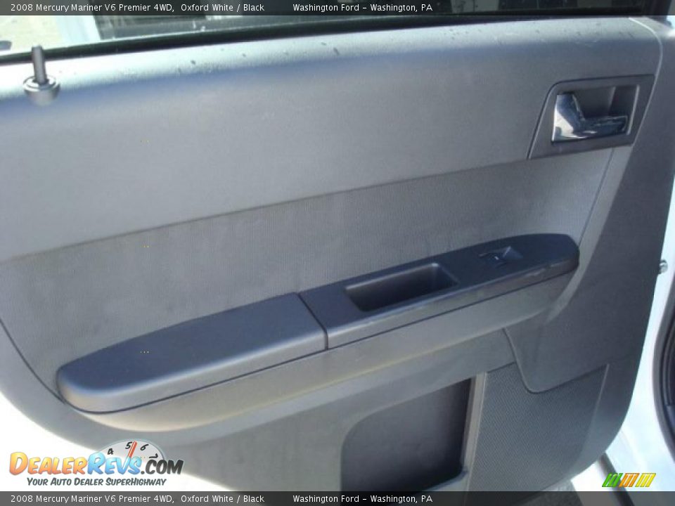 2008 Mercury Mariner V6 Premier 4WD Oxford White / Black Photo #16