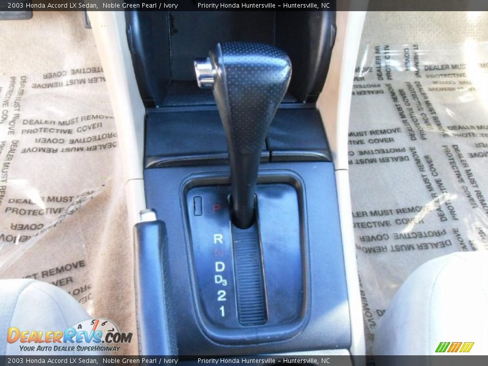 2003 Honda Accord LX Sedan Noble Green Pearl / Ivory Photo #24
