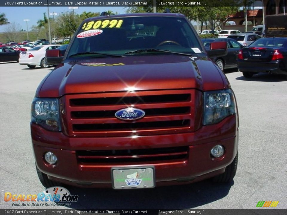 Dark Copper Metallic 2007 Ford Expedition EL Limited Photo #9