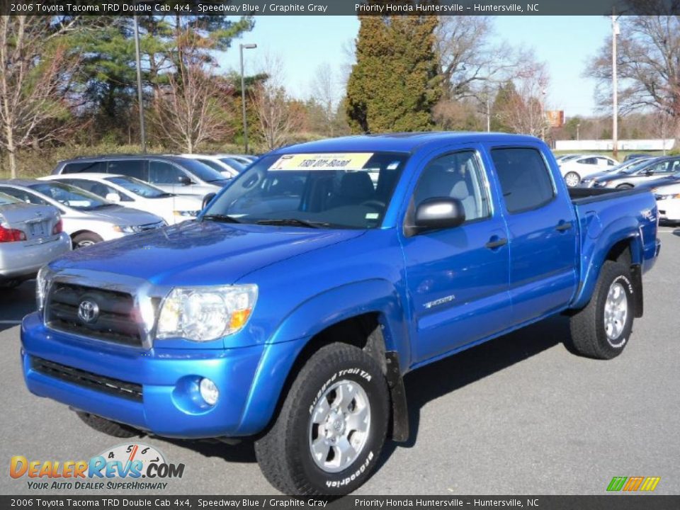 2006 Toyota Tacoma TRD Double Cab 4x4 Speedway Blue / Graphite Gray Photo #1