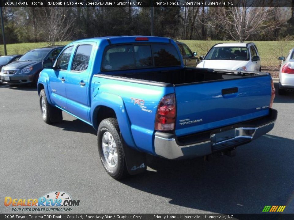 2006 Toyota Tacoma TRD Double Cab 4x4 Speedway Blue / Graphite Gray Photo #2