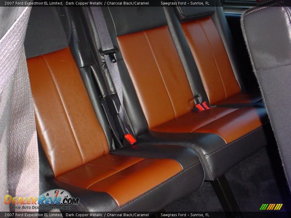 Charcoal Black/Caramel Interior - 2007 Ford Expedition EL Limited Photo #13