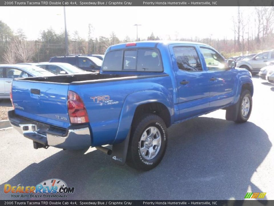 2006 Toyota Tacoma TRD Double Cab 4x4 Speedway Blue / Graphite Gray Photo #5