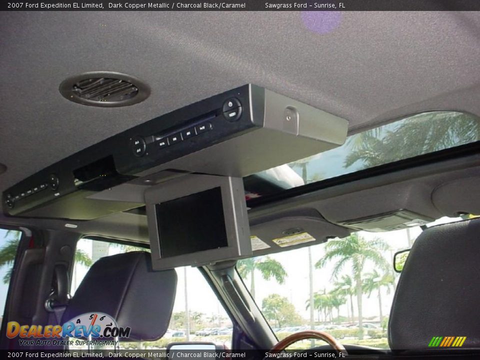 2007 Ford Expedition EL Limited Dark Copper Metallic / Charcoal Black/Caramel Photo #15