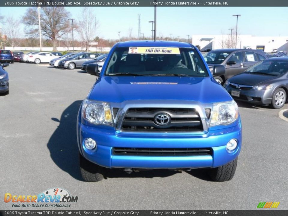 2006 Toyota Tacoma TRD Double Cab 4x4 Speedway Blue / Graphite Gray Photo #7